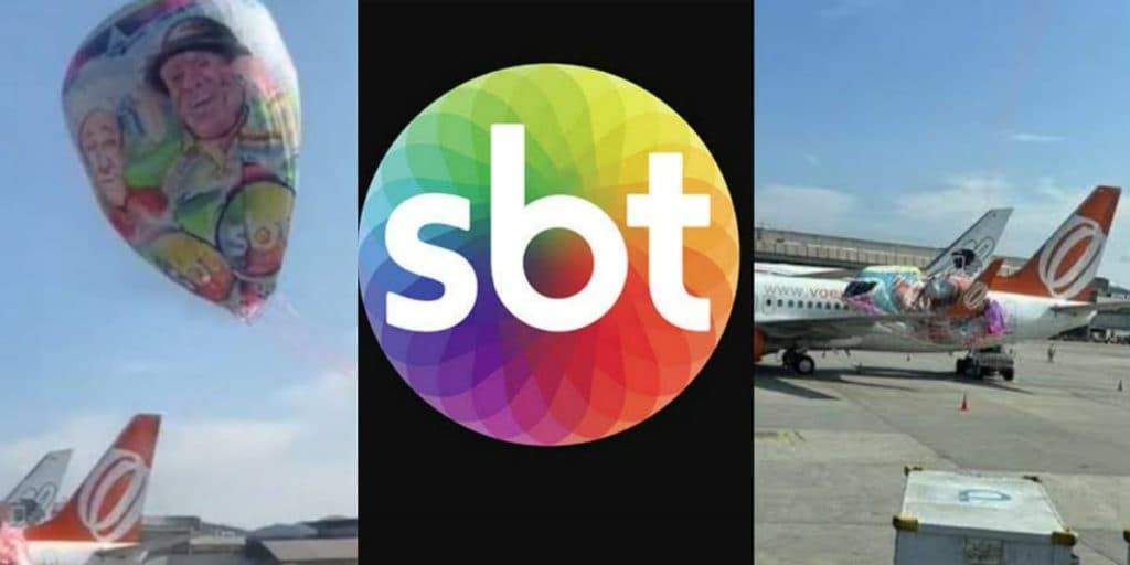 Balões com logo do SBT caem em Aeroporto, instauram caos e emissora emite nota: "Crime"