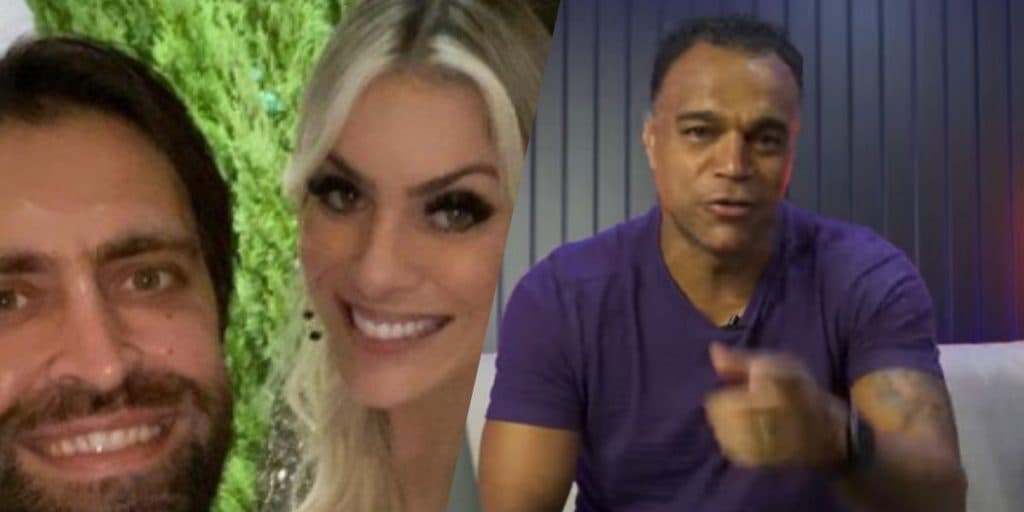 "Fiz questão", Denílson expõe o que namorado de Renata Fan fez, não se aguenta e assume: "Sacaneando o Átila"