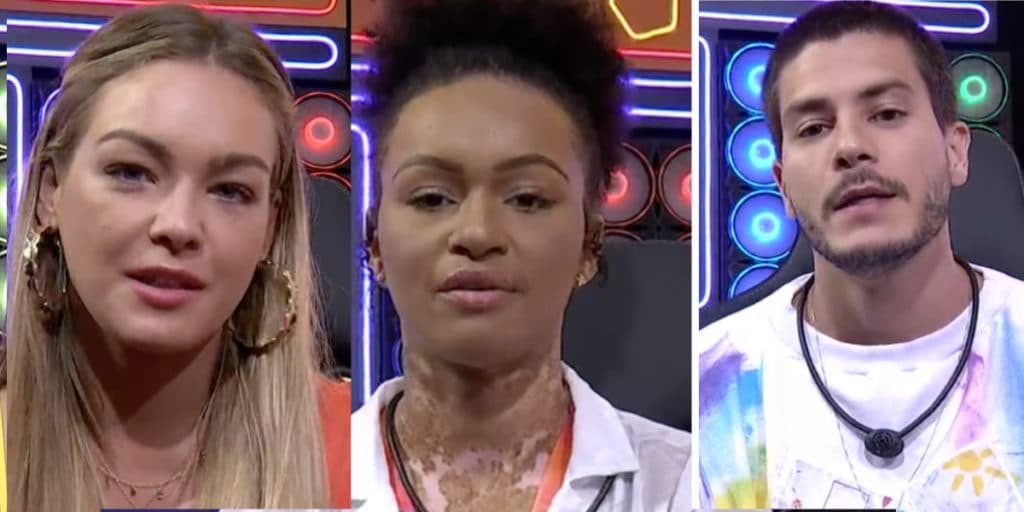 Enquete BBB22: Arthur, Bárbara e Natália estão no paredão; vote em quem você quer que saia