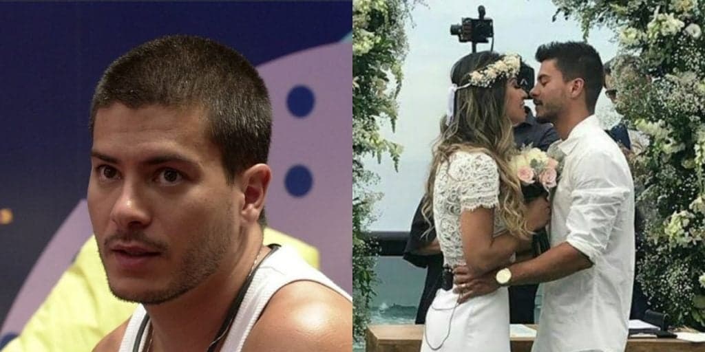 Arthur Aguiar revela sonho de casar com Mayra Cardi após o BBB22: "Não a vi de noiva"