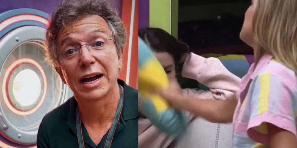 Participante do BBB senta a mão na cara de brother, leva na cabeça e Boninho expulsa sem dó: "Agrediu"