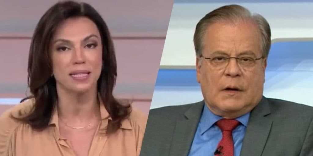 "Vim mostrar", Ana Paula Araújo, em meio a guerra, corta Chico Pinheiro e âncora revira os olhos: "Desculpe"