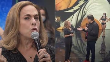 Cissa Guimarães no Faustão na Band - Foto: Reprodução ŋ