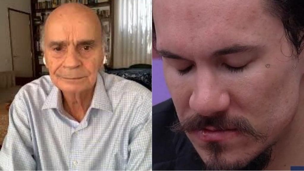 BBB22: Dr. Drauzio Varella fica chocado com Eliezer beijando com herpes labial e manda uma baita bronca