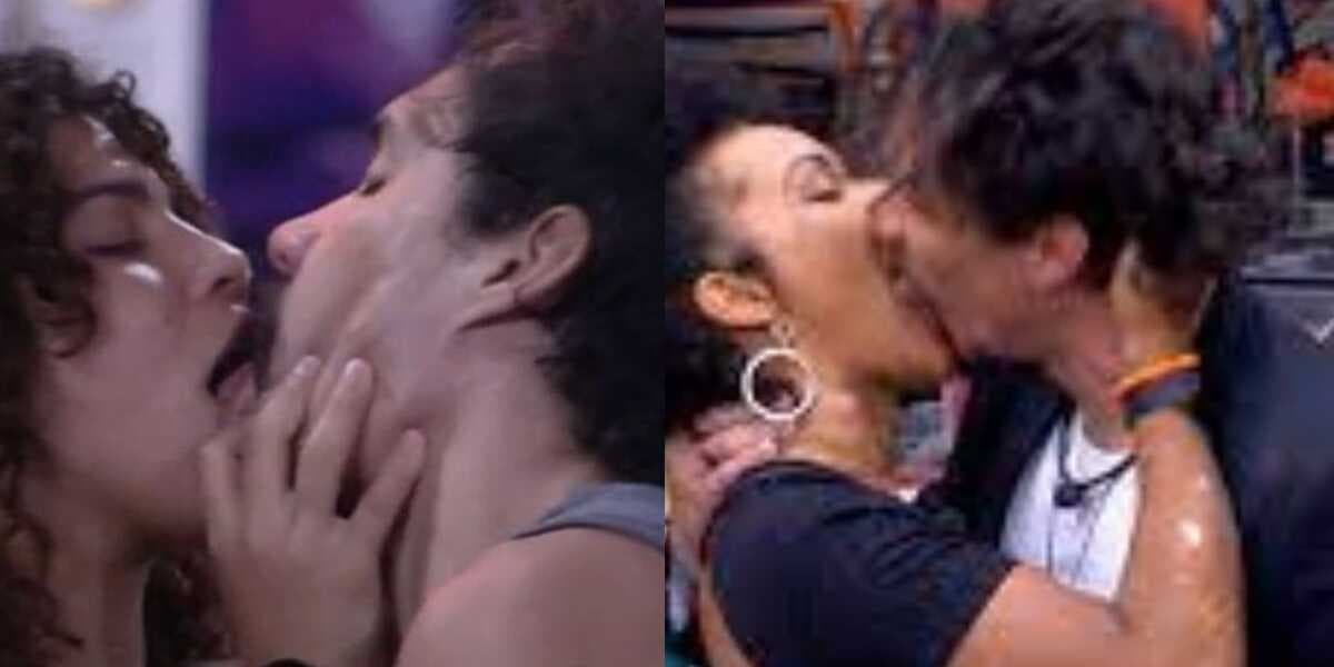 BBB22: Eliezer se arrepende de beijo em Natália (Foto: Reprodução/Montagem) BBB22: Eliezer se arrepende de beijo em Natália (Foto: Reprodução/Montagem)
