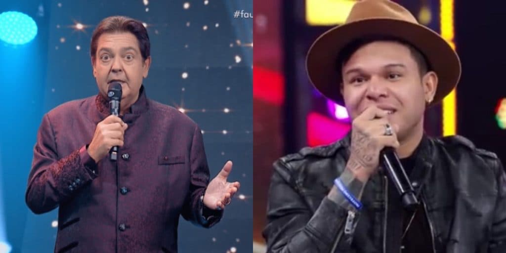 Faustão joga Tierry contra a parede, faz cantor expor relação com a ex e gera climão na Band: "Chato"