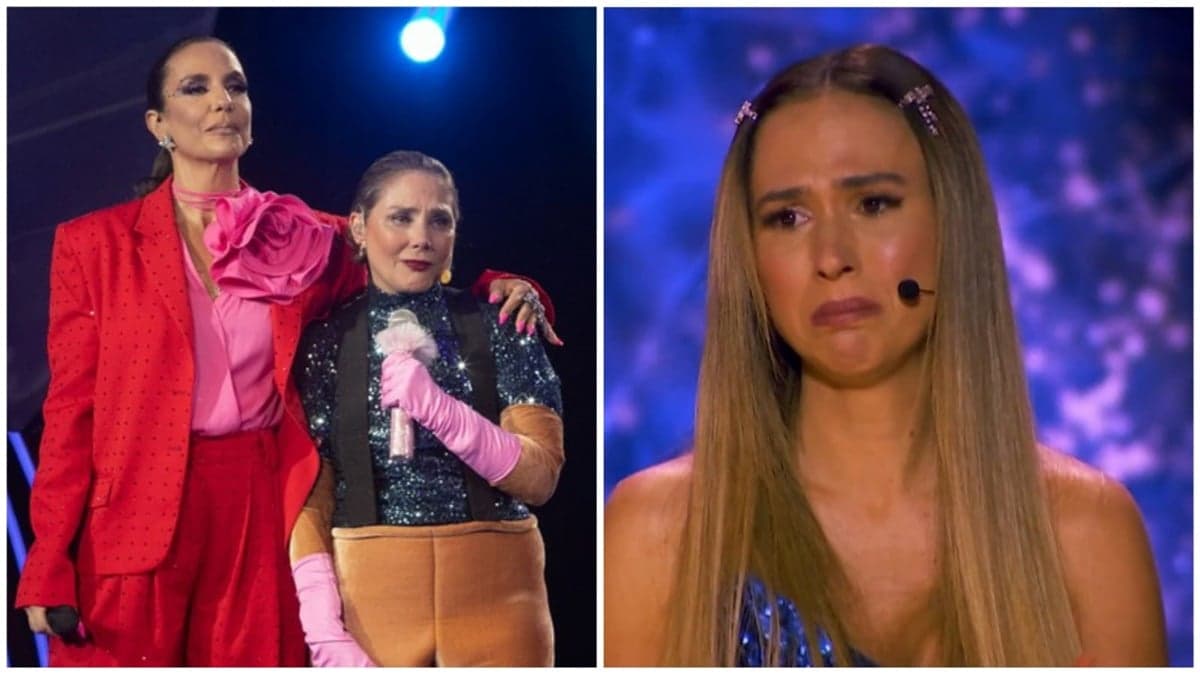 Ao ser revelada, Tatá Werneck se emociona com presença de Heloisa Perissé (Montagem/ Reprodução/ TV Globo)