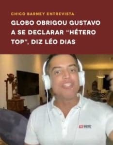 Léo Dias soltou uma bomba sobre Gustavo do BBB22 (Foto: Reprodução / Internet) Léo Dias soltou uma bomba sobre Gustavo do BBB22 (Foto: Reprodução / Internet)