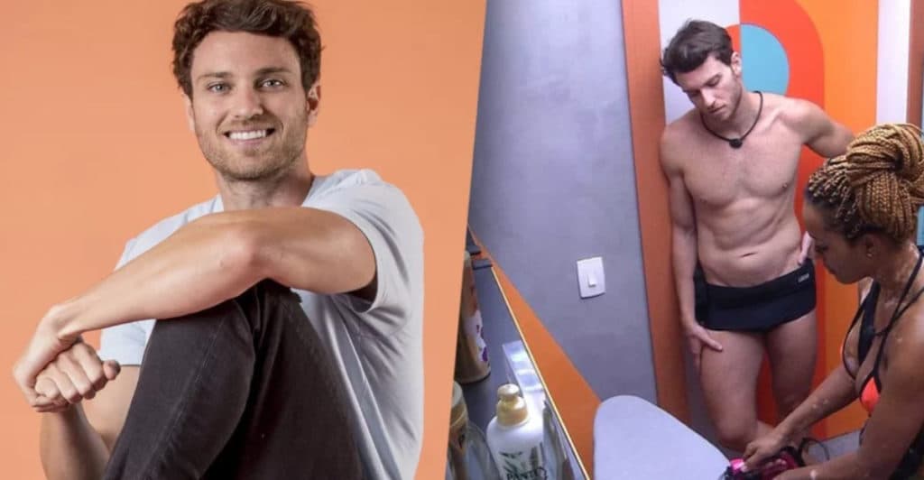 BBB22: Lucas ganha apelido dos internautas por andar com pouca roupa: "Sungas"