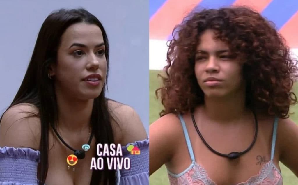 BBB22: Maria esnoba Casa de Vidro e vai dormir, Larissa provoca: "Educação"