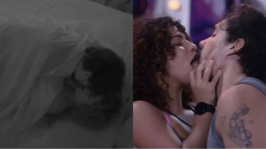 BBB22: Eliezer e Maria agitam debaixo do edredom, som vaza e brother deixa parte íntima de fora: “Grande”