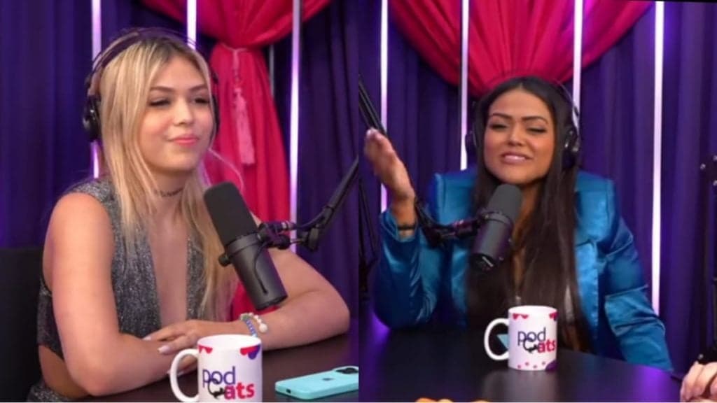 MC Melody causa desconforto ao desmentir Virgínia Fonseca e Camila Loures em podcast ao vivo e clima pesa