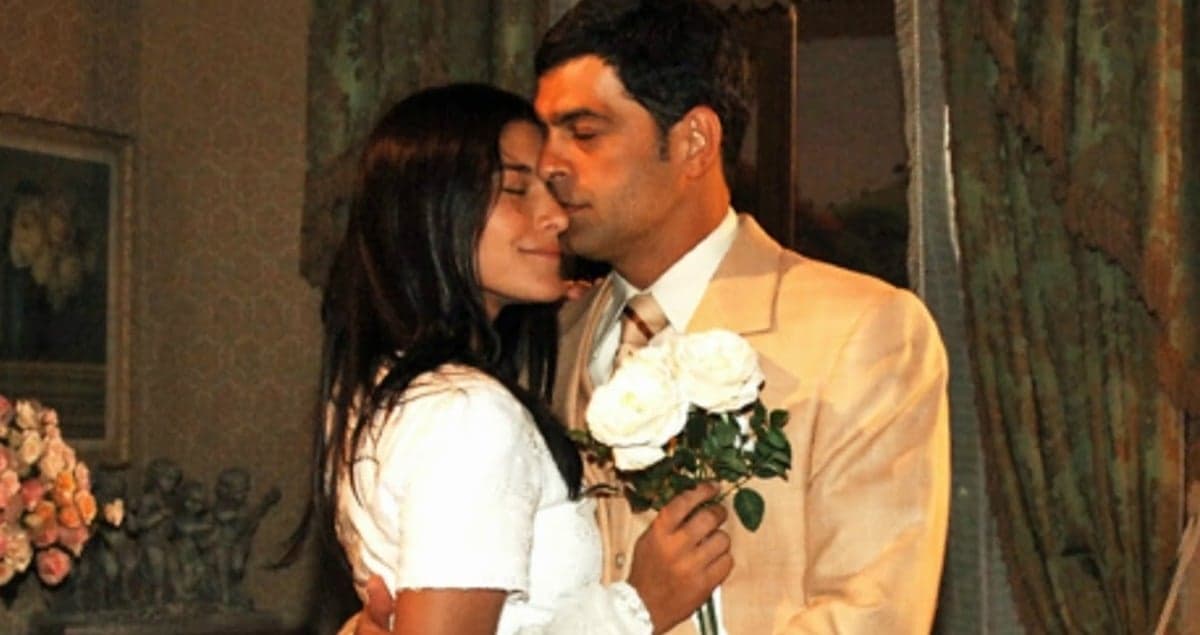 Eduardo Moscovis e Priscila Fantin em cena de Alma Gêmea (Divulgação/ TV Globo)