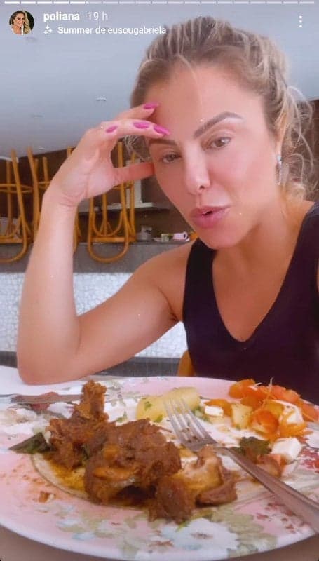 Poliana Rocha expôs problema de saúde (Foto: Reprodução/ Instagram)