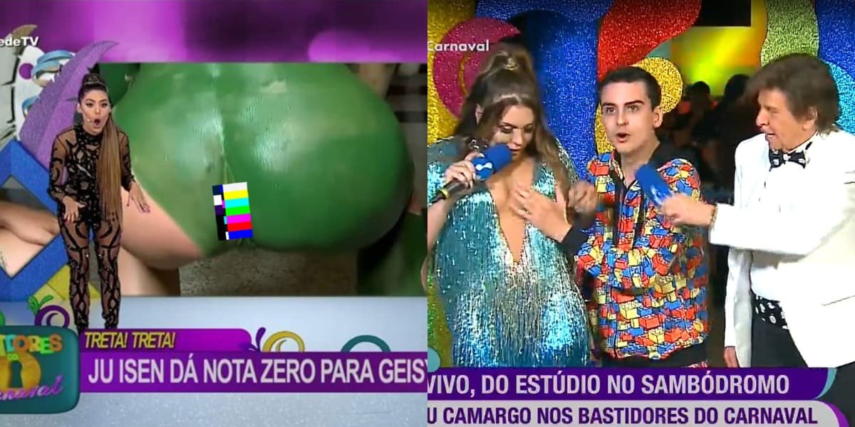 A RedeTV! é a mais polêmica na cobertura do Carnaval (Foto: Reprodução/RedeTV!) A RedeTV! é a mais polêmica na cobertura do Carnaval (Foto: Reprodução/RedeTV!)