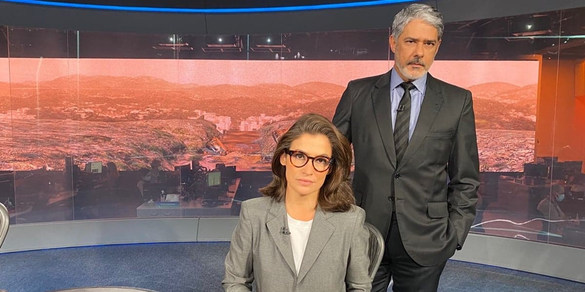Renata Vasconcellos, William Bonner, Jornal Nacional