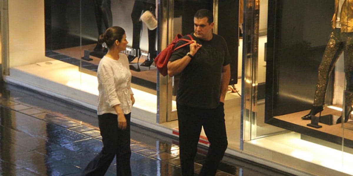 Renata Vasconcellos e o marido, Miguel Athayde (Foto: AgNews)