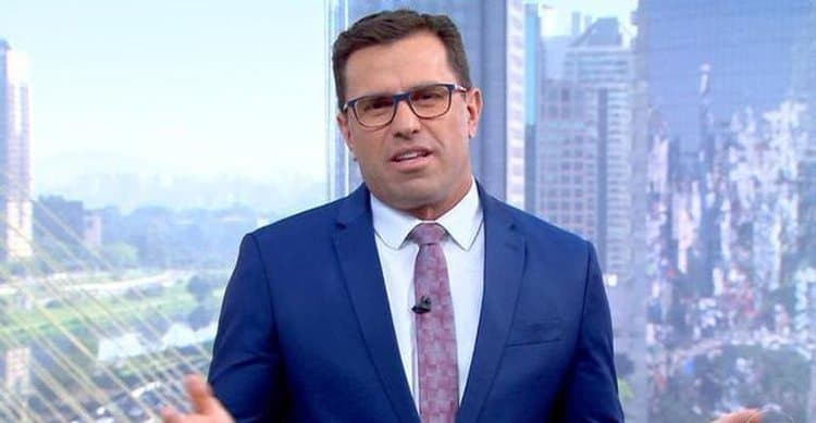 Jornalista afronta Rodrigo Bocardi ao vivo, debocha de âncora e climão toma jornal: "Olhar de ódio"
