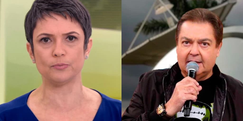 Band arma plano infalível e usa Faustão para tirar Sandra Annenberg da Globo