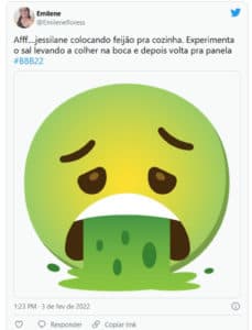 Jessilane não passou despercebida para os olhares atentos da web (Foto: Reprodução / Globoplay)