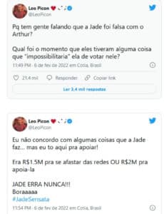 Leo iniciou as polêmicas após a formação do terceiro paredão do BBB22 (Foto: Reprodução / Twitter)