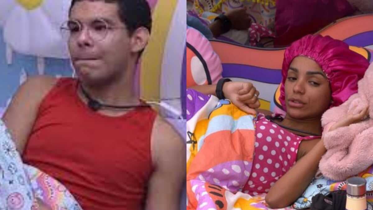 BBB22: Brothers se assustam com histórias de terror de Larissa e Vyni (Foto: Reprodução)