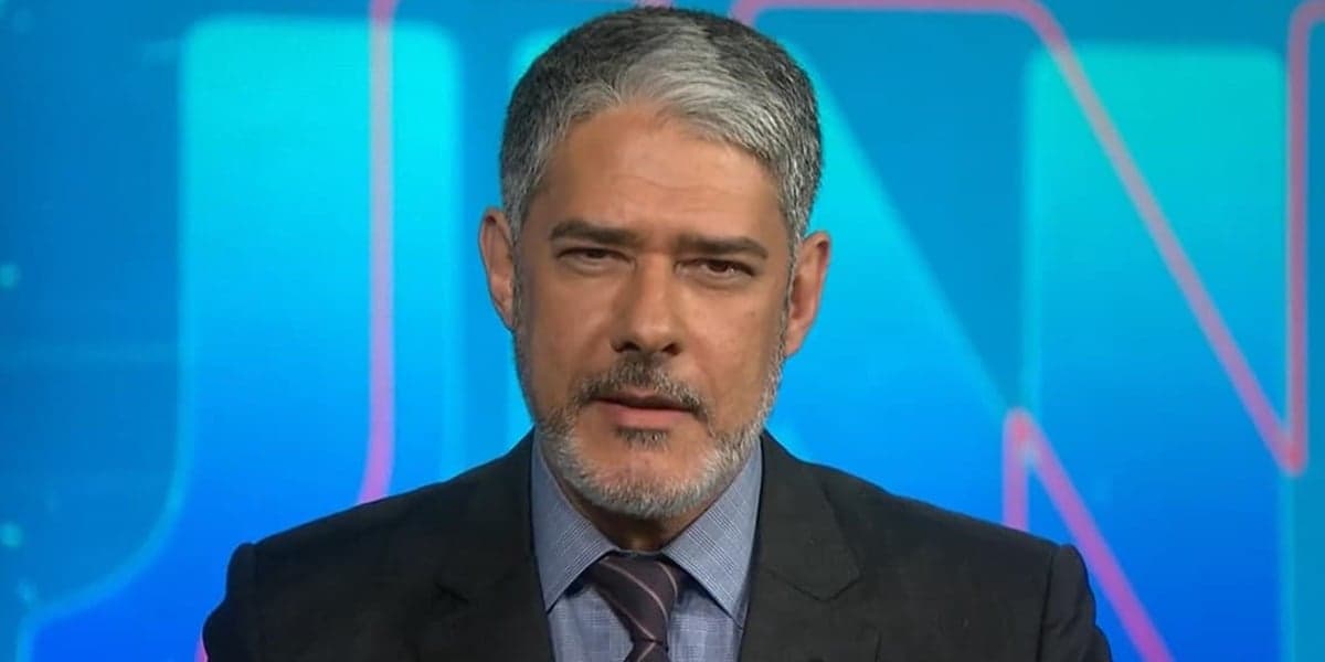 William Bonner âncora do jornal nacionall (Foto: Reprodução / TV Globo)