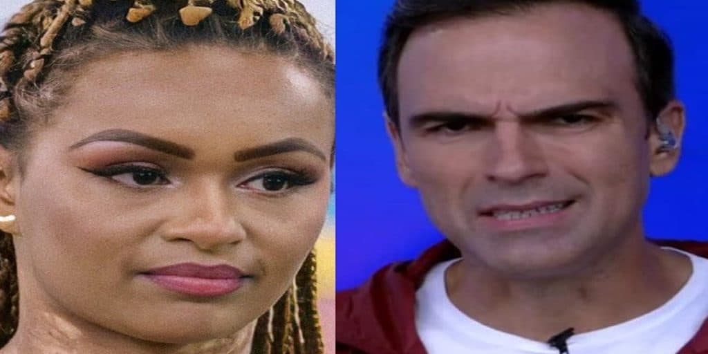 BBB: Tadeu Schmidt se descontrola em prova, grita com Natália e gravidez é exposta ao vivo
