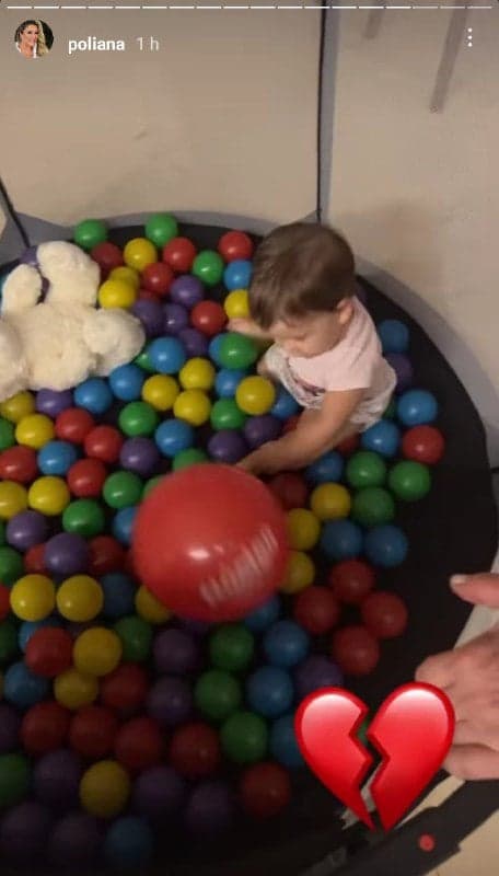 Poliana Rocha expôs momento com sua filha (Foto: Reprodução)