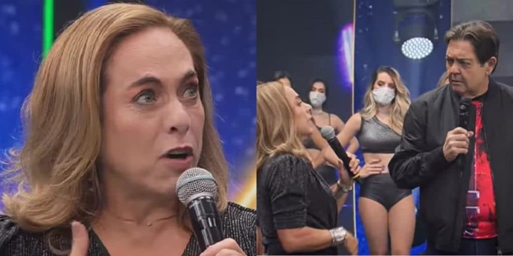 Faustão dá bola fora ao vivo com Cissa Guimarães e apresentadora detona: "Não vou dizer"