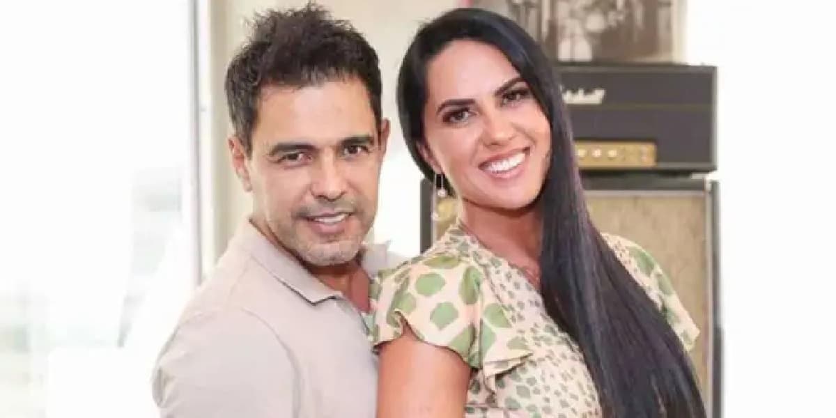 Zezé Di Camargo ao lado de Graciele Lacerda (Foto: Divulgação)