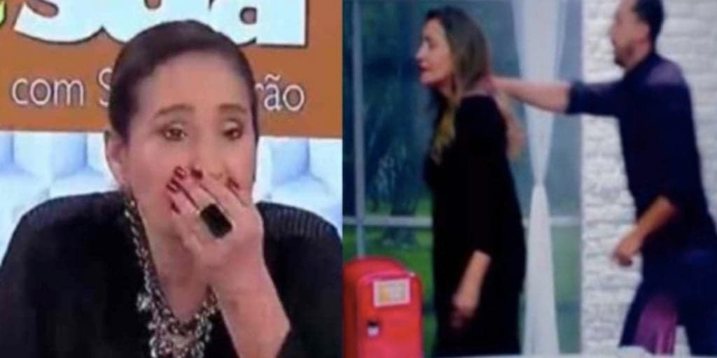 Sonia Abrão engasga ao vivo, é socorrida às pressas por colega e estado preocupa: "Melhorou?"
