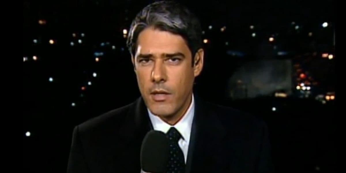 William Bonner sob comando do 'JH' fora dos estúdios Globo (Foto: Reprodução/Globo)