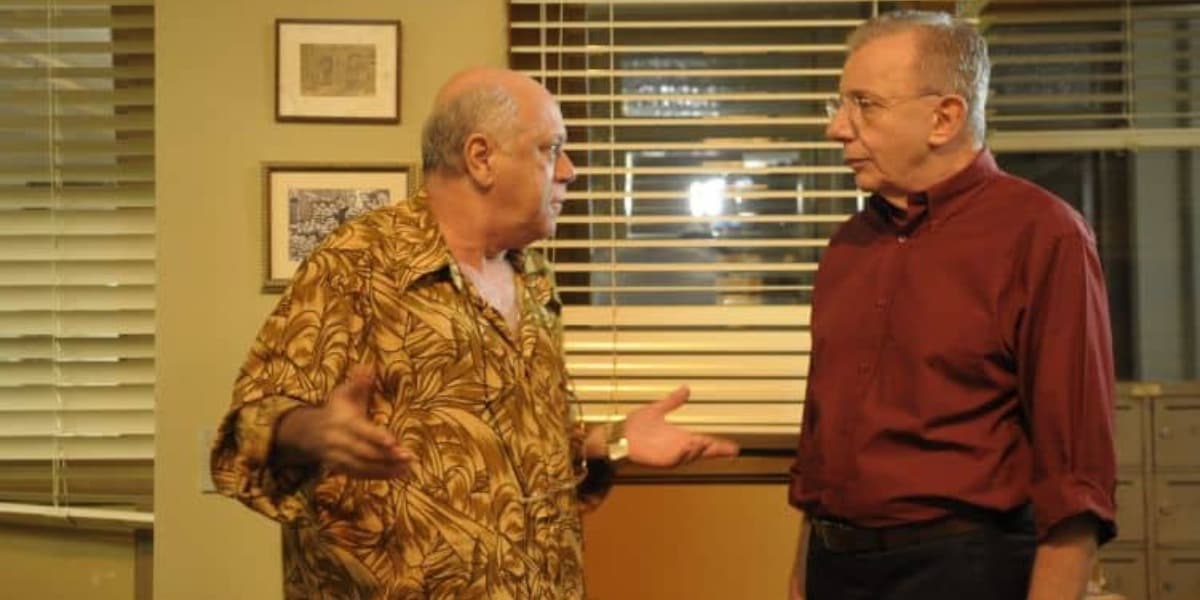 Tonico Pereira e Marco Nanini em "A Grande Família" (Foto: Reprodução/TV Globo)