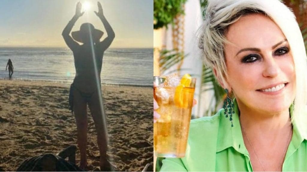 Ana Maria Braga publica foto de biquíni aos 72 anos (Montagem/ Reprodução Instagram)