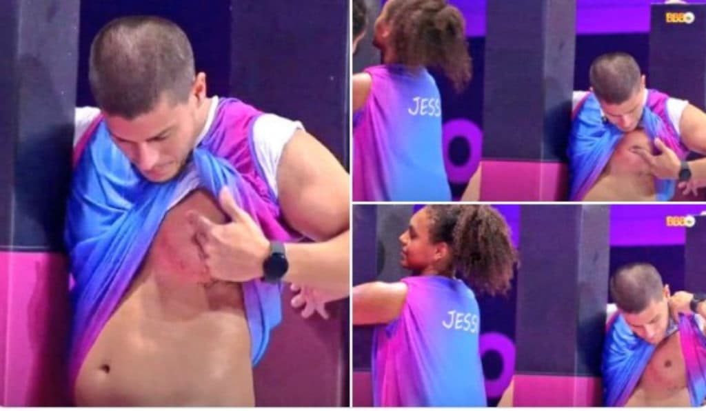 BBB22: Arthur escorrega, se machuca, é desclassificado da prova e revolta web: "Perseguição"