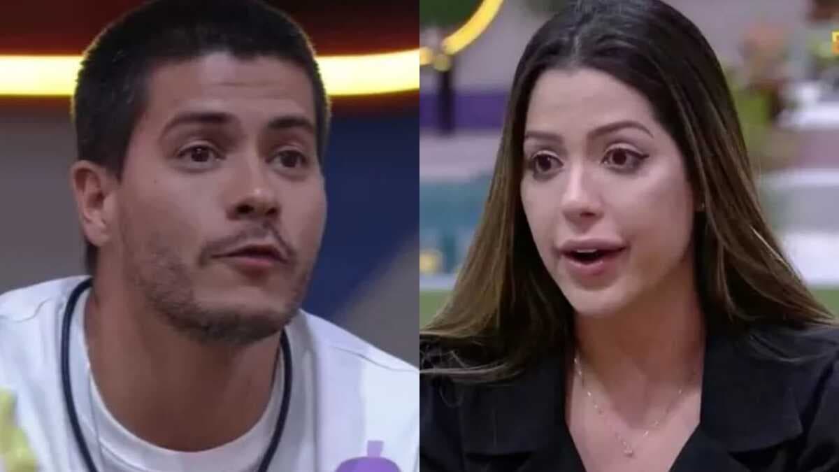 BBB22: Arthur Aguiar e Laís brigam feio no Jogo da Discórdia (Foto: Reprodução/Montagem) BBB22: Arthur Aguiar e Laís brigam feio no Jogo da Discórdia (Foto: Reprodução/Montagem)