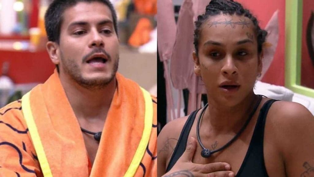 BB22: Após destruir mais uma inimiga, Arthur Aguiar mira em Linn da Quebrada como próximo alvo para eliminar do jogo