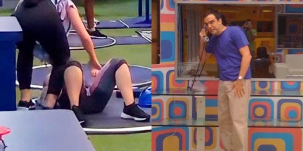 Participante do BBB entra em colapso ao vivo, desmaia na frente de todos e é derrubada de cabeça por brother