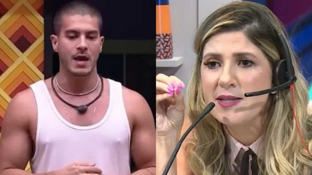 Dani Calabresa mostra parcialidade no BBB22 e esculacha Arthur Aguiar no CAT: "Ego grande"