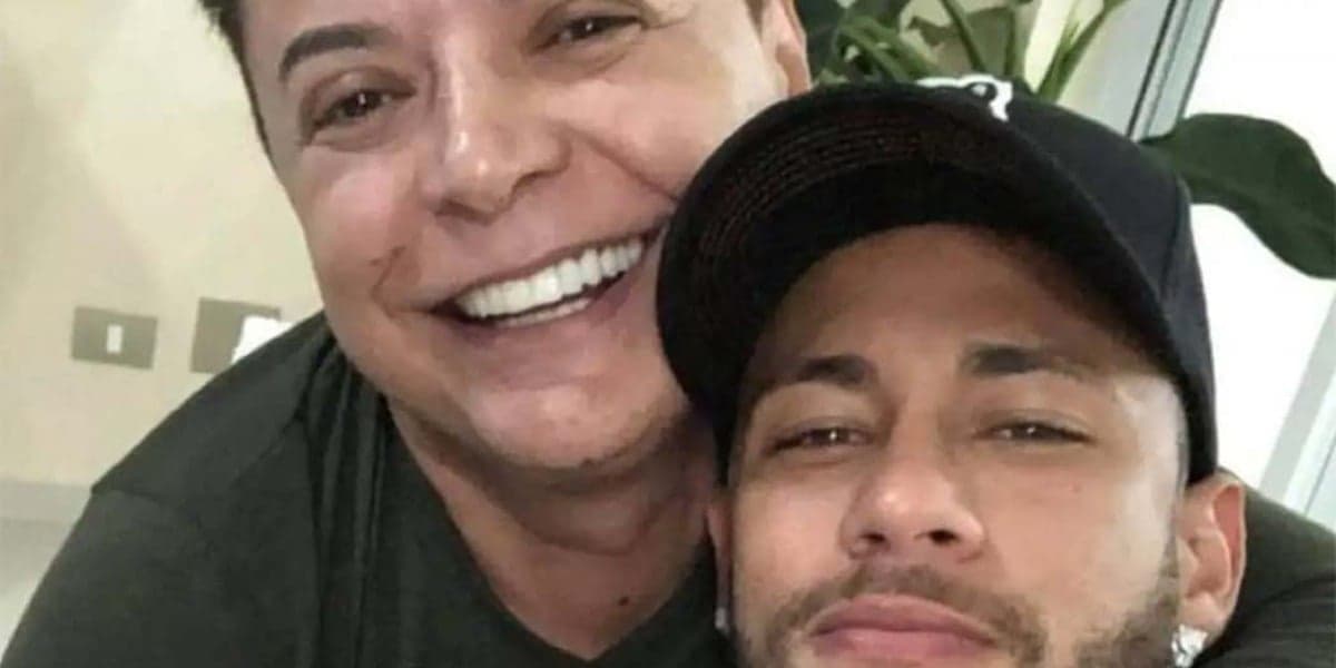 David Brazil ao lado de Neymar, seu grande amigo - Foto: Reprodução