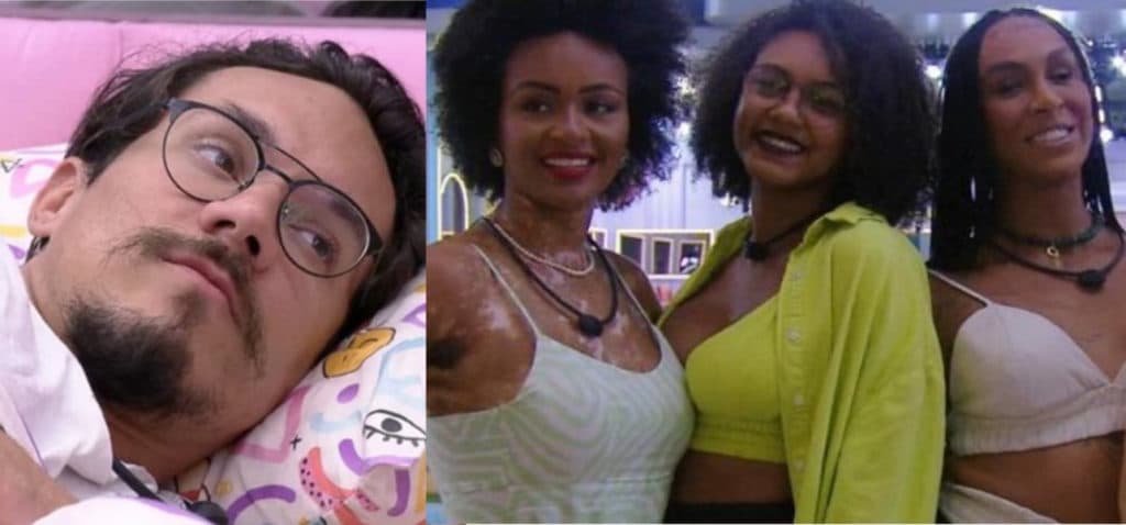 BBB22: Eliezer esculacha 'comadres' pelas costas e expõe sisters: "Muito ciúme"