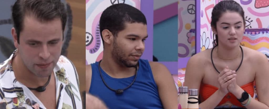 BBB22: Após ação patrocinada, Eslovênia e Vyni acusam Gustavo de xenofobia: "Muito forte"