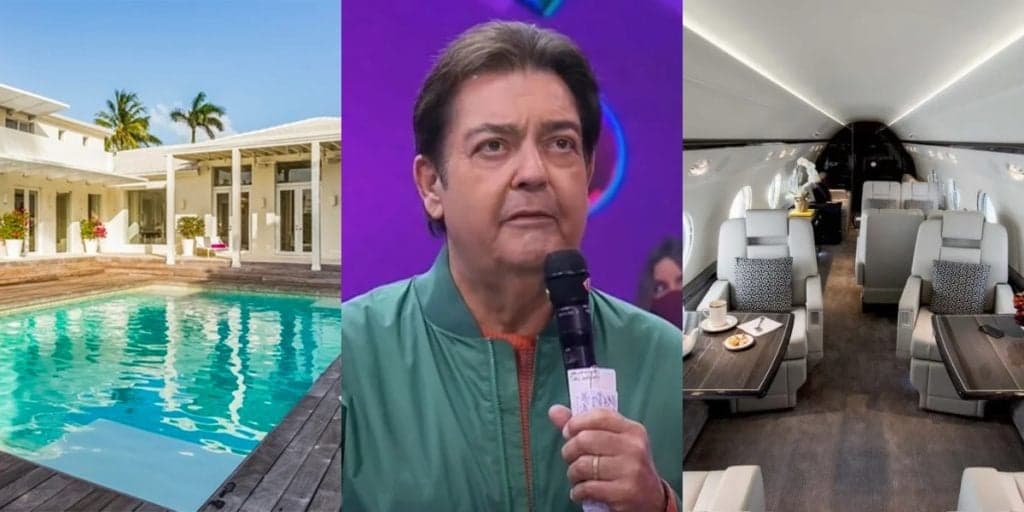 Com herança de quase 1 bilhão, Faustão ostenta com jatinho, triplex de 35 milhões e mansão na praia