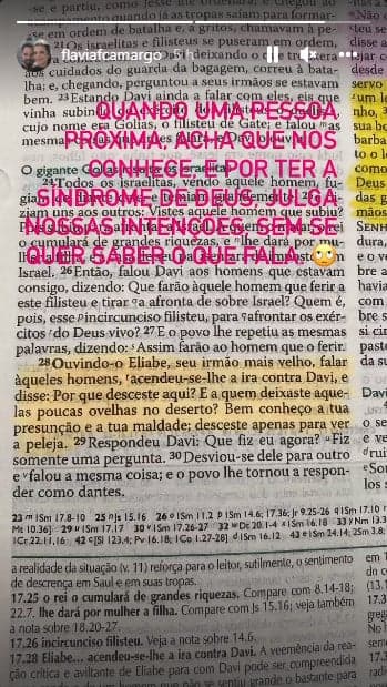 Esposa de Luciano Camargo posta indireta nas redes sociais (Foto: Reprodução)