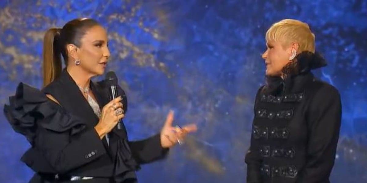Ivete Sangalo e Xuxa Meneghel no "The Masked Singer Brasil" (Foto: Reprodução/TV Globo) Ivete Sangalo e Xuxa Meneghel no "The Masked Singer Brasil" (Foto: Reprodução/TV Globo)