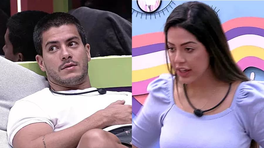 Laís e Arthur Aguiar voltaram a surpreender no BBB22 (Foto: Reprodução) Laís e Arthur Aguiar voltaram a surpreender no BBB22 (Foto: Reprodução)