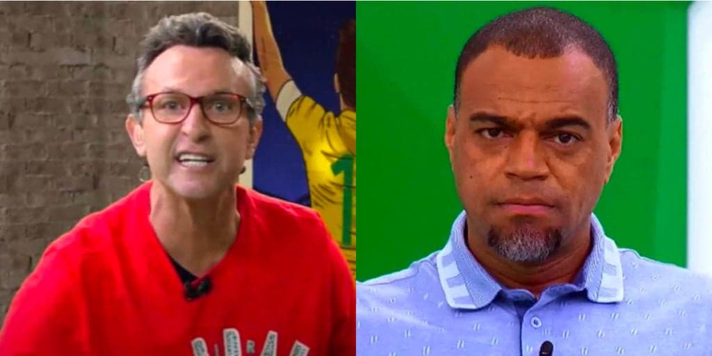 Neto ouve bomba de Denilson na Band, se revolta e faz ameaça ao vivo: "Fica quieto"