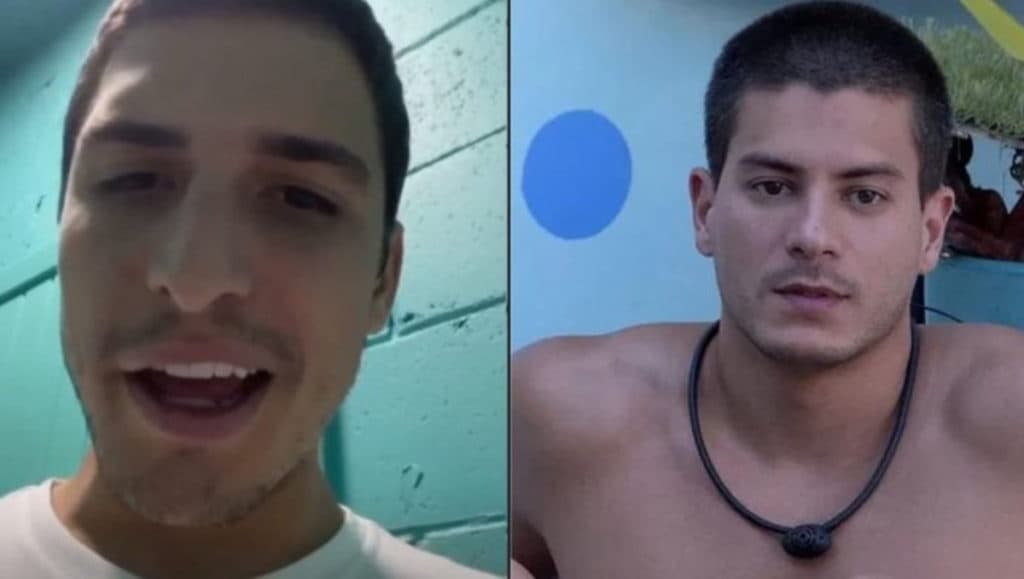 BBB22: Felipe Prior declara torcida para Jade e detona Arthur em vídeo: “Fazendo um personagem”