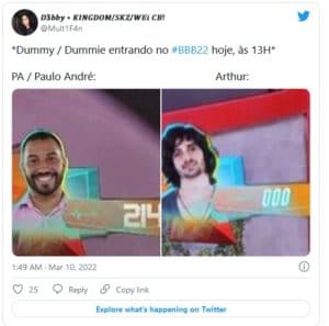 Internautas reagiram sobre a trollagem que o Big Boss irá fazer com os brothers do BBB22 (Foto: Reprodução / Twitter)